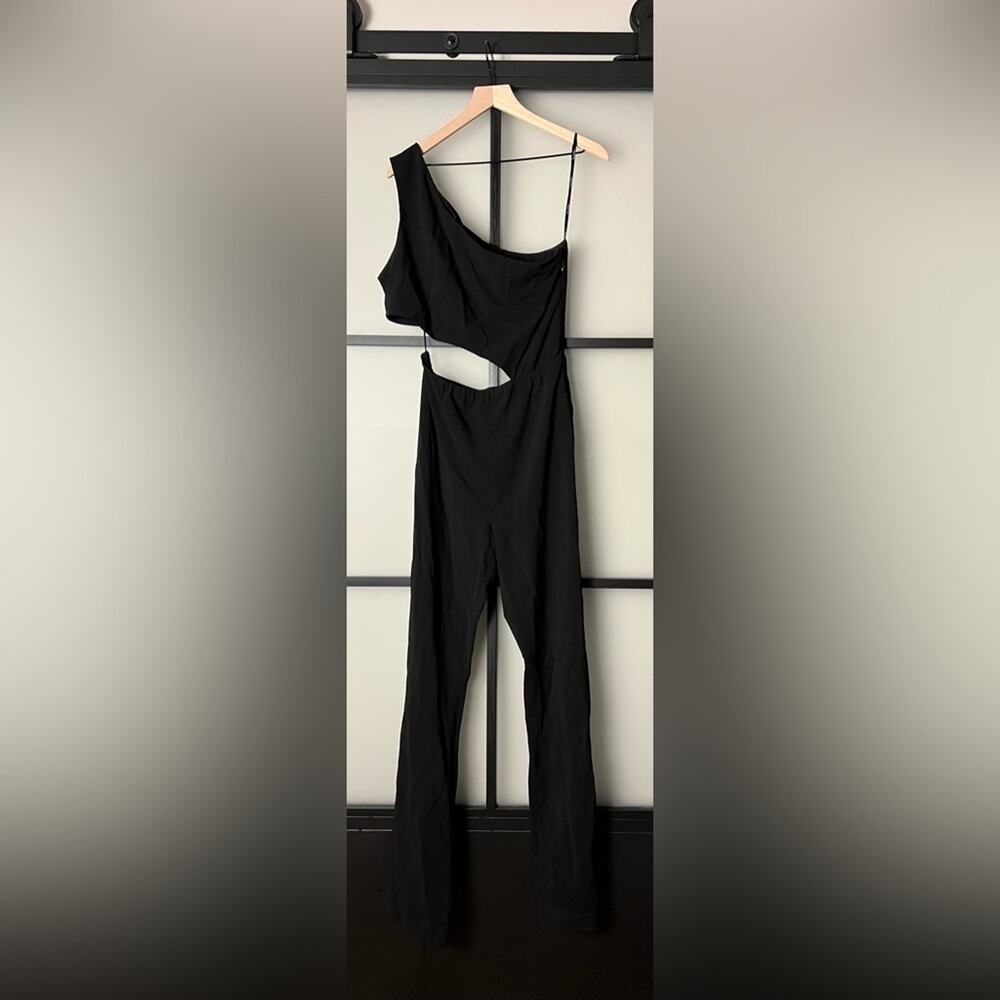 NWT Nicole Miller Women's One Shoulder Jumpsuit Size XL